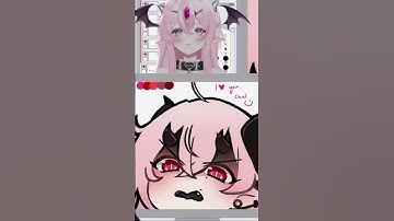 Making Twitch Emotes for my sweet chat. 🩷 #vtuber #morganime #twitch #emotes #art