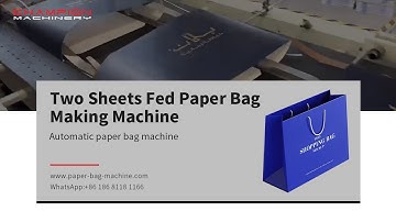 Fully Automatic Block Bottom Paper Bag Making Machine - Block Bottom Paper Bag Making Machines