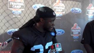 Trent Richardson talks about his first day of camp
