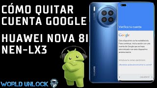 ✅ Nova 8i FRP | Eliminar Cuenta Google Huawei Nova 8i NEN-LX3 | Quitar cuenta Google Nova 8i fácil