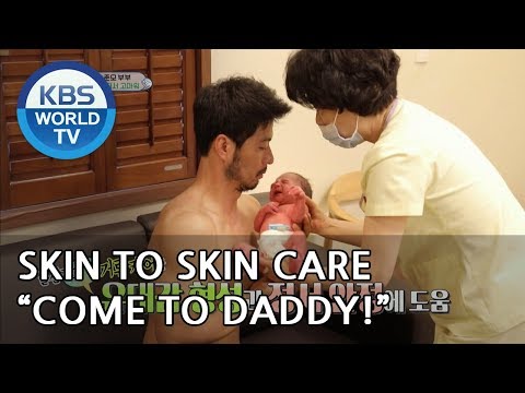Junmu tries Kangaroo care for the first time [The Return of Superman/2018.08.05]