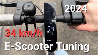 EScooter Tuning 2024: Trotz Tuningsperre den EScooter auf 34 km/h tunen! | DER AKKU PROFI |