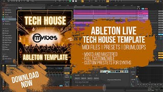 Tech House Ableton Live Template - Vibes by RMVibes