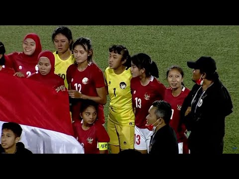 LOLOS..2nd MATCH .. FT : INDONESIA 1 : 0 SINGAPORE, AFC Women Asian Cup 2022
