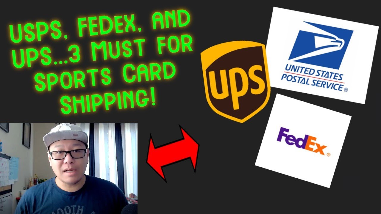 Sports Card Shipping USPS, UPS, and FedEx Are A Must! sportscards 