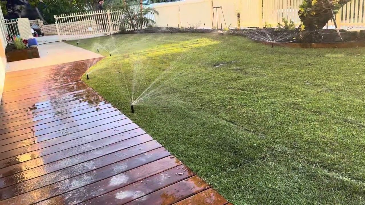 Устройство сетки и газона в Перте, Западная Австралия