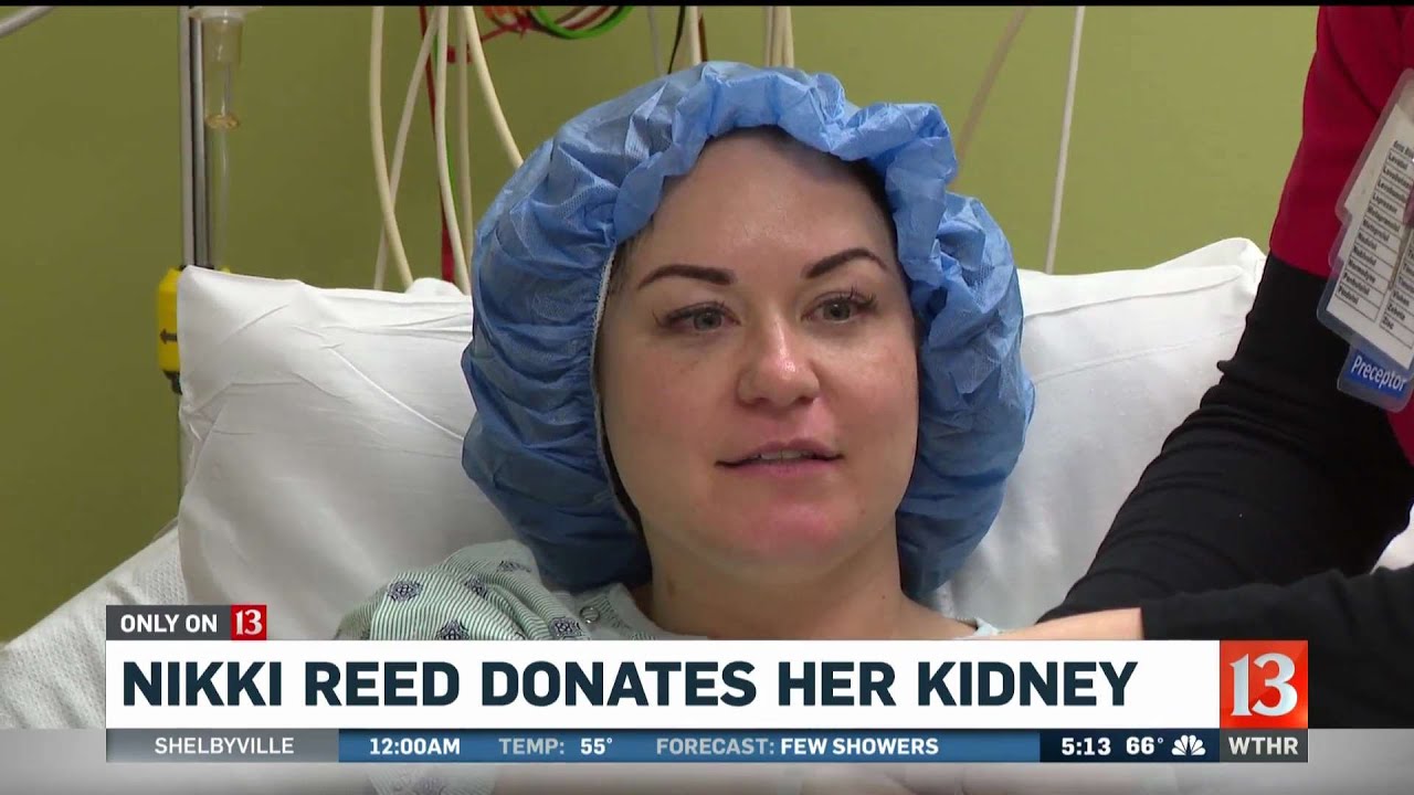 Nikki Reed from WZPL's 'Smiley Morning Show' donates her kidney - YouTube