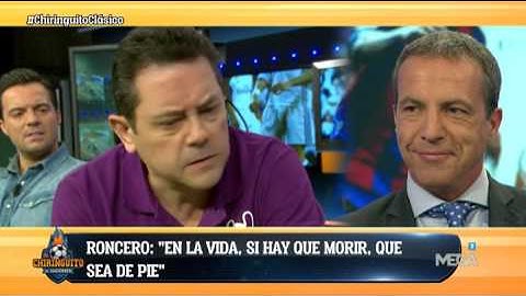 Roncero da la cara tras la derrota del Madrid