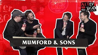 Mumford & Sons Talks With Woody & Harms Backstage at ALTer Ego