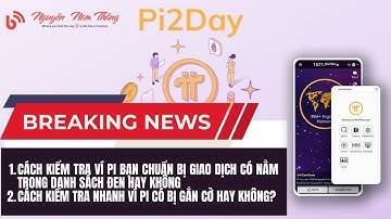 #PINEWS: CÁCH KIỂM TRA VÍ PI LÀ VÍ CHỢ ĐEN HAY BỊ GẮN CƠ HAY KHÔNG