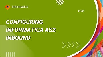 How to configure Informatica AS2 inbound