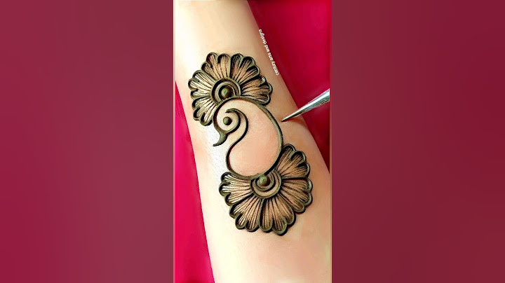 New easy stylish front hand mehndi design | simple mehndi | mehndi design | mehndi #shorts