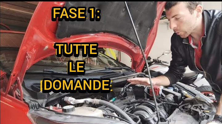 Esame di guida: TUTTE LE DOMANDE DELLA FASE 1 PATENTE B SU MOTORE, LIQUIDI, SPIE, DISPOSITIVI