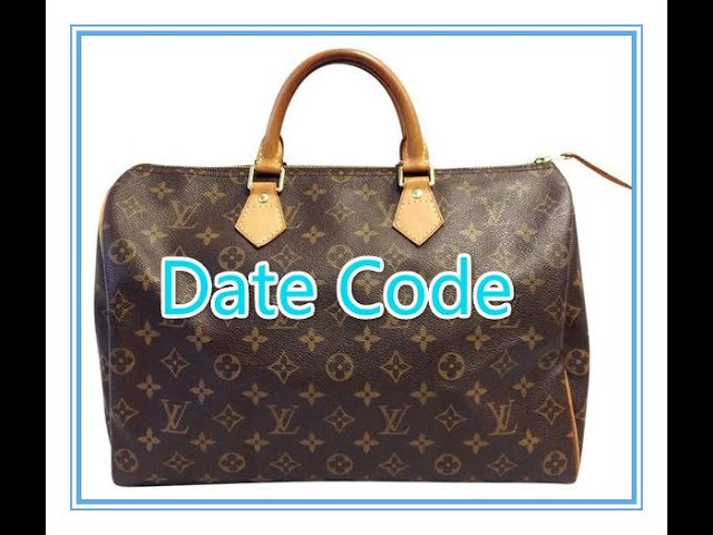 Louis Vuitton Speedy Bag Purse Jan 1989 Date Code Authentic