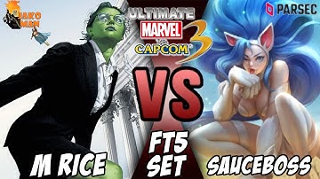 UMVC3 Parsec FT5 Set - M RICE VS SauceBoss