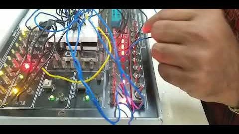 4 bit Adder/subtractor using 7483