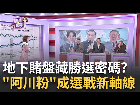 地下賭盤代號藏哏? "夏天.動物園.醫生"大戰檢警…鹿死誰手? 比民調還準? 組頭"重金蒐集內參民調"…看好賴讓票130萬│陳斐娟 主持│20231212｜關我什麼事