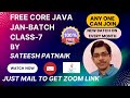 Core Java Class 7 | Jan Batch | Arrays | ArrayList | Methods In ArrayList | Free Core Java Classes
