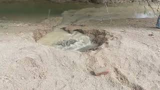 Underground Water Blast Zameen Phat I Underground Watereruption Amazing Waterflow