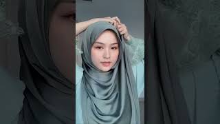 Tutorial Hijab Pashmina Satin Silk, Buat Lebaran Bagus Banget