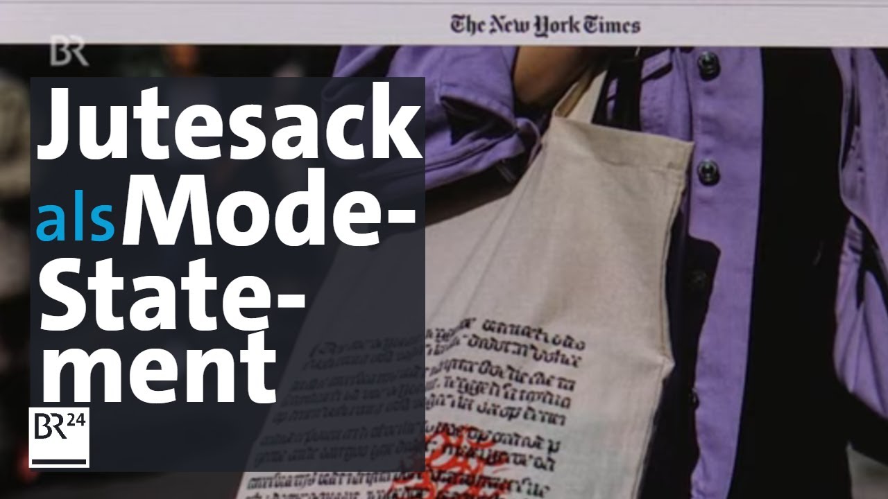 Wenn das Plastiktüten-Verbot kommt: Jutebeutel ist gerade modisch ganz weit vorne | BR24