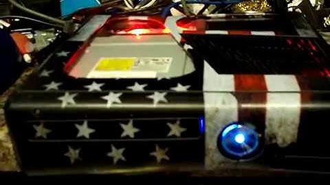 Sume USA AMERICAN PRIDE CONSOLE!  Trinity Matrix Trident Triple Nand slim RGH  by RodentModz