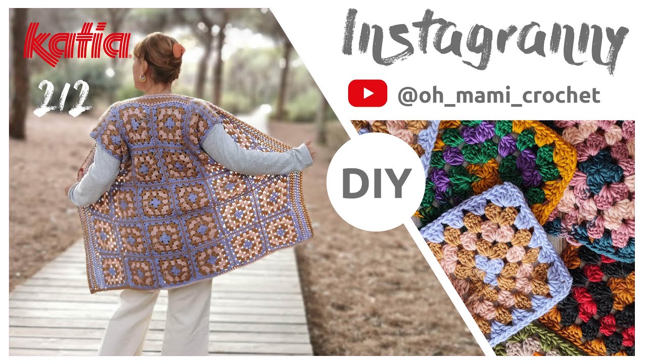 Katia INSTAGRANNY 🙆🏽‍♀️ Cómo hacer el chaleco de grannys más fácil - Parte 2