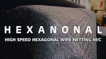 High Speed Hexagonal Wire Netting Machine / Maquina de Malla Hexagonal