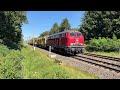 Zugverkehr um Klein Nordende, mit 218 155, 185 401, 07.09.2025