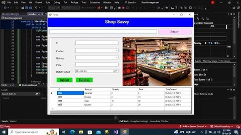 Store Management System Using C#