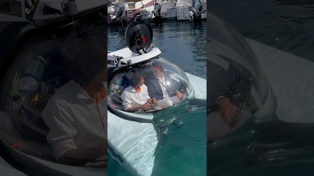 Would you dive in a submarine? 🐠 Explore the sea for up to eight hours at 100m (330ft) of depth.