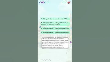 NMC CBT Exam Prep #nmc #cbt2exam Test 4 https://youtu.be/CT4iE73wtWc
