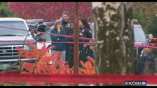 Bank robbery, officer-involved shooting in N Portland