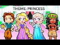 Buying only disney princess themes in dress to impress