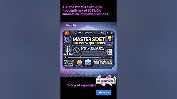 JUL 2025-Wipro-Interview Questions asked for Automation QA JAVA | SDET/QA Automation.