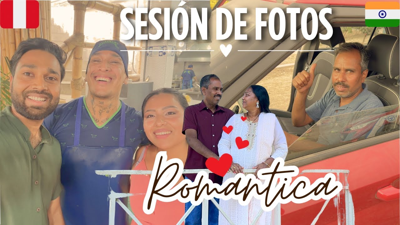 MIS SUEGROS HINDUES POSARON ROMÁNTICAMENTE por 1era vez  🤭/ mi suegro aprendió a manejar