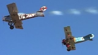 Four WWI German Fighter Aircraft