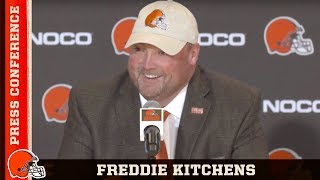 Freddie Kitchens' Introductory Press Conference w/ GM John Dorsey | Cleveland Browns