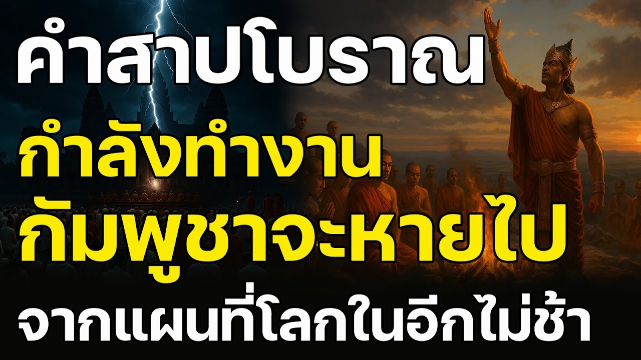 ฟังแล้วขนลุก‼️ คำสาปโบราณทำงานแล้ว กัมพูชาจะหายไปจากแผนที่โลกในอีกไม่ช้า