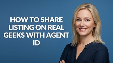 How to Share Listing on Real Geeks with Agent Id - Julia