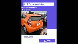 2016 Toyota Aqua Hybrid