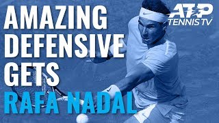 Rafael Nadal: Amazing Defensive Gets And Winners Compilation!