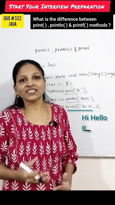 Difference between print, println and printf in Java #shorts # ...