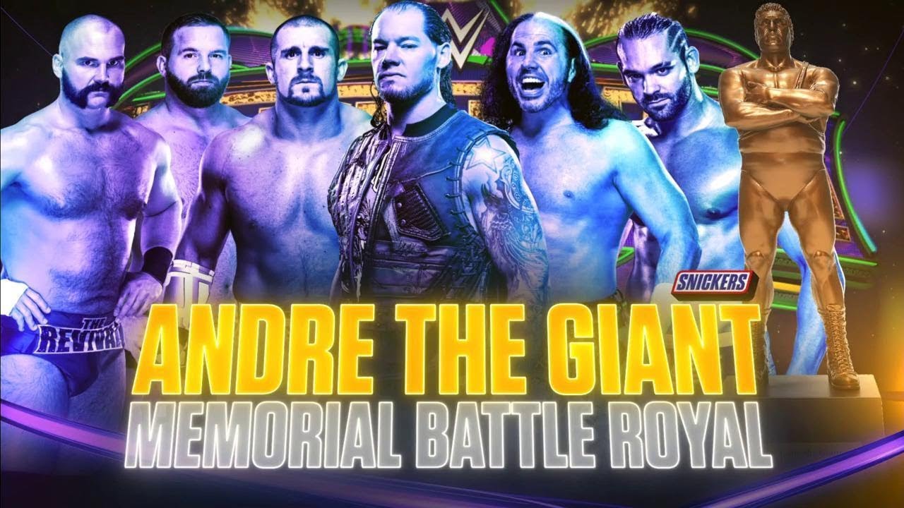 WWE WrestleMania 34  Andre the Giant Memorial Battle Royal  YouTube