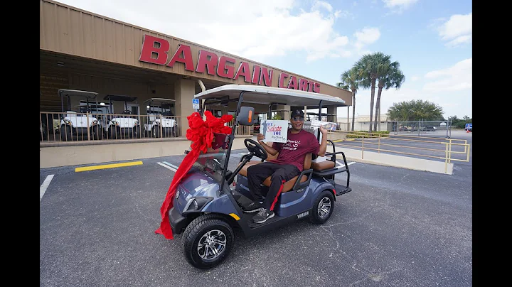 2022 YAMAHA DRIVE2 QUIETECH 🔴 Four Passenger GAS Golf CART ⛽️ QUIET AS an ELECTRIC Car | HBD Gift 🎁