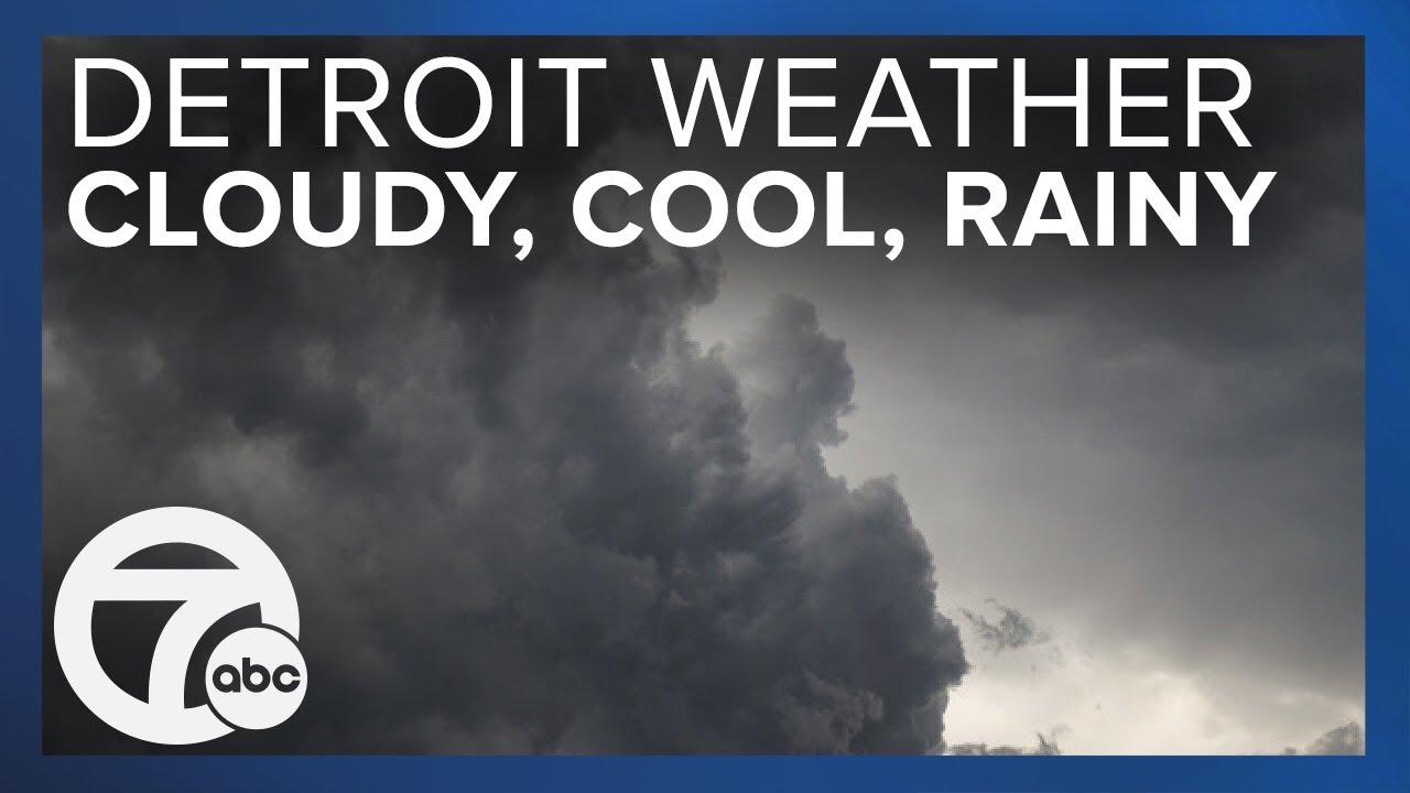 Detroit Weather: Showers; breezy and chilly today - YouTube