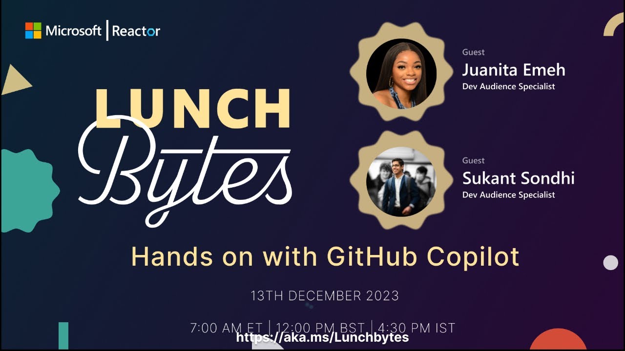 Lunch Bytes I Hands on with GitHub Copilot - YouTube