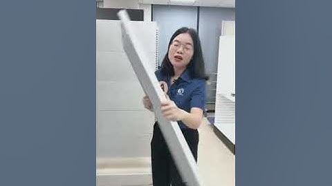 install white color gondola