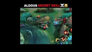 Top global aldous secret skill🙀☠️ #mlbb