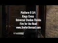 King's Cross Platform 9 3/4 The Wizarding World of Harry Potter-Hogsmeade Universal Studios Florida